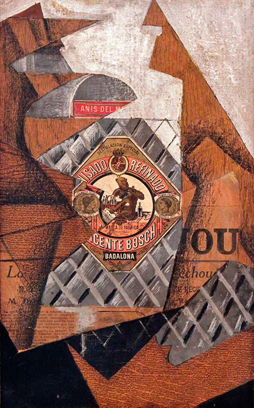 Noroes A garrafa de anis de Juan Gris 1914 Reproducao