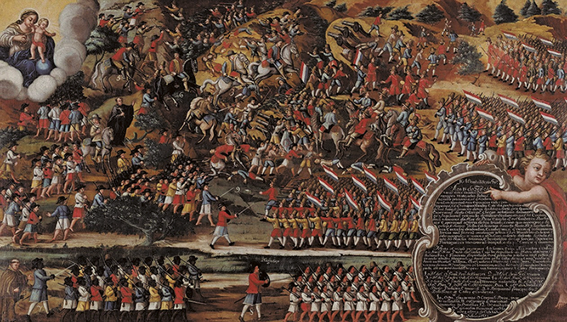 Resenha Heloisa Batalha dos Guararapes ex voto Autor desconhecido 1758 dominio publico Museu Historico Nacional