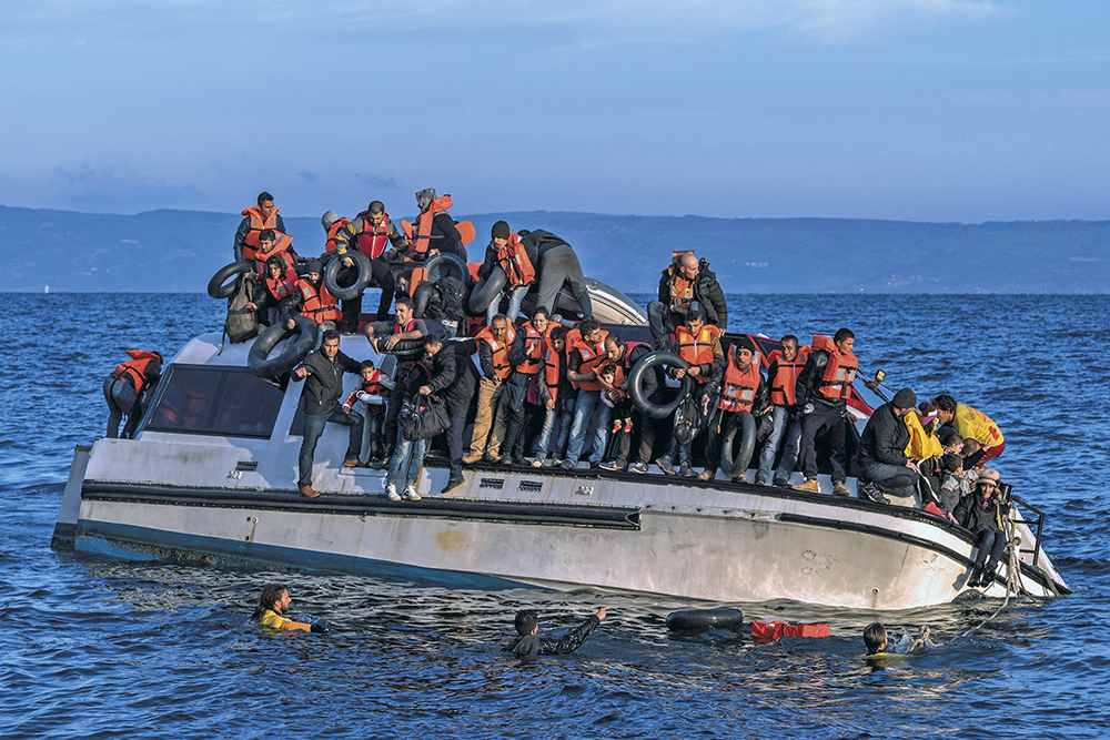 Syrians and Iraq refugees A