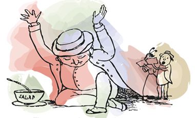 Ilustração de As poesias divertidas e inovadoras de Edward Lear