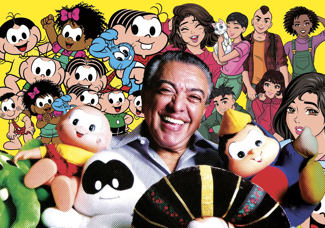 Os personagens de Mauricio de Sousa saem dos quadrinhos e se multiplicam em programas de televisão, filmes, produtos licenciados e parque temático