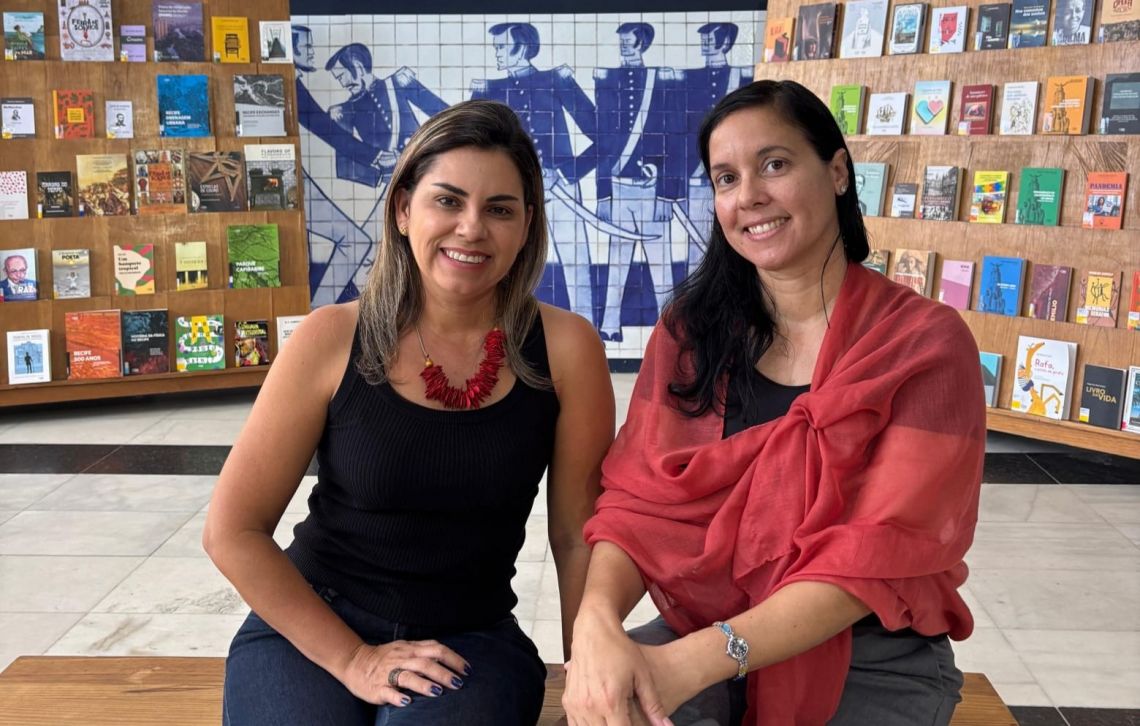 Shirley Rodrigues e Eulina Fraga são as idealizadoras da exposição 