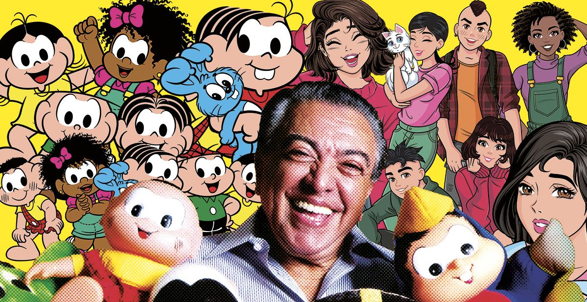 Ilustração de O fabuloso Mauricio de Sousa