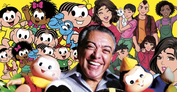 Ilustração de O fabuloso Mauricio de Sousa